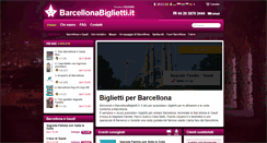 Desktop Screenshot of barcellonabiglietti.it