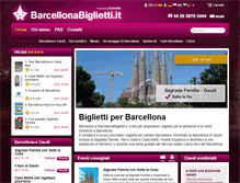 Tablet Screenshot of barcellonabiglietti.it